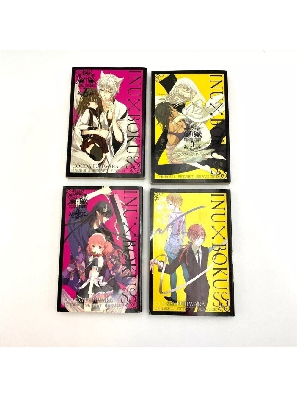 Inu X Boku SS, Vol. 2 - 5 by Cocoa Fujiwara, English Manga Lot of 4. Rare.